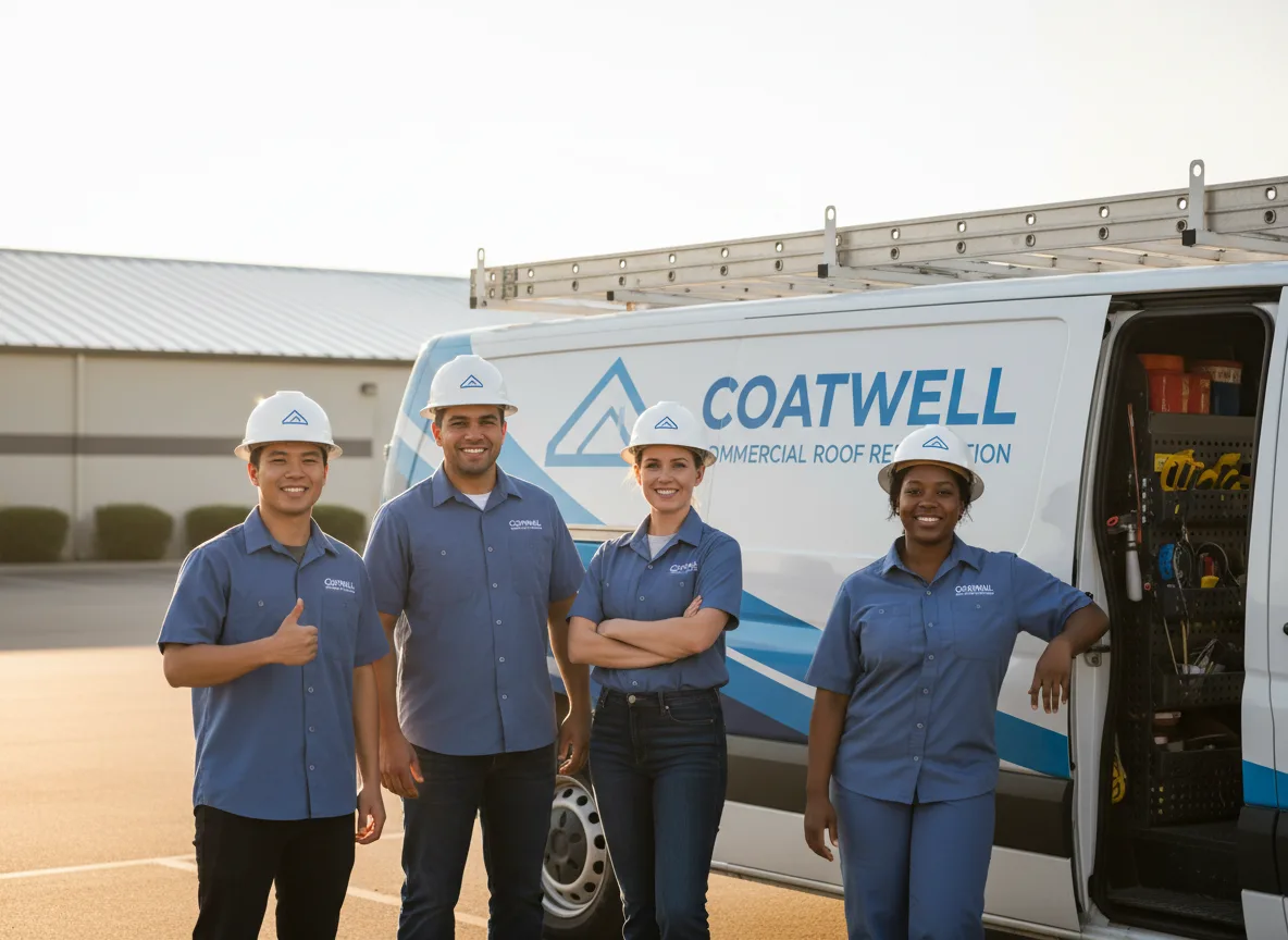 Commercial roof coating company in Gate, OK